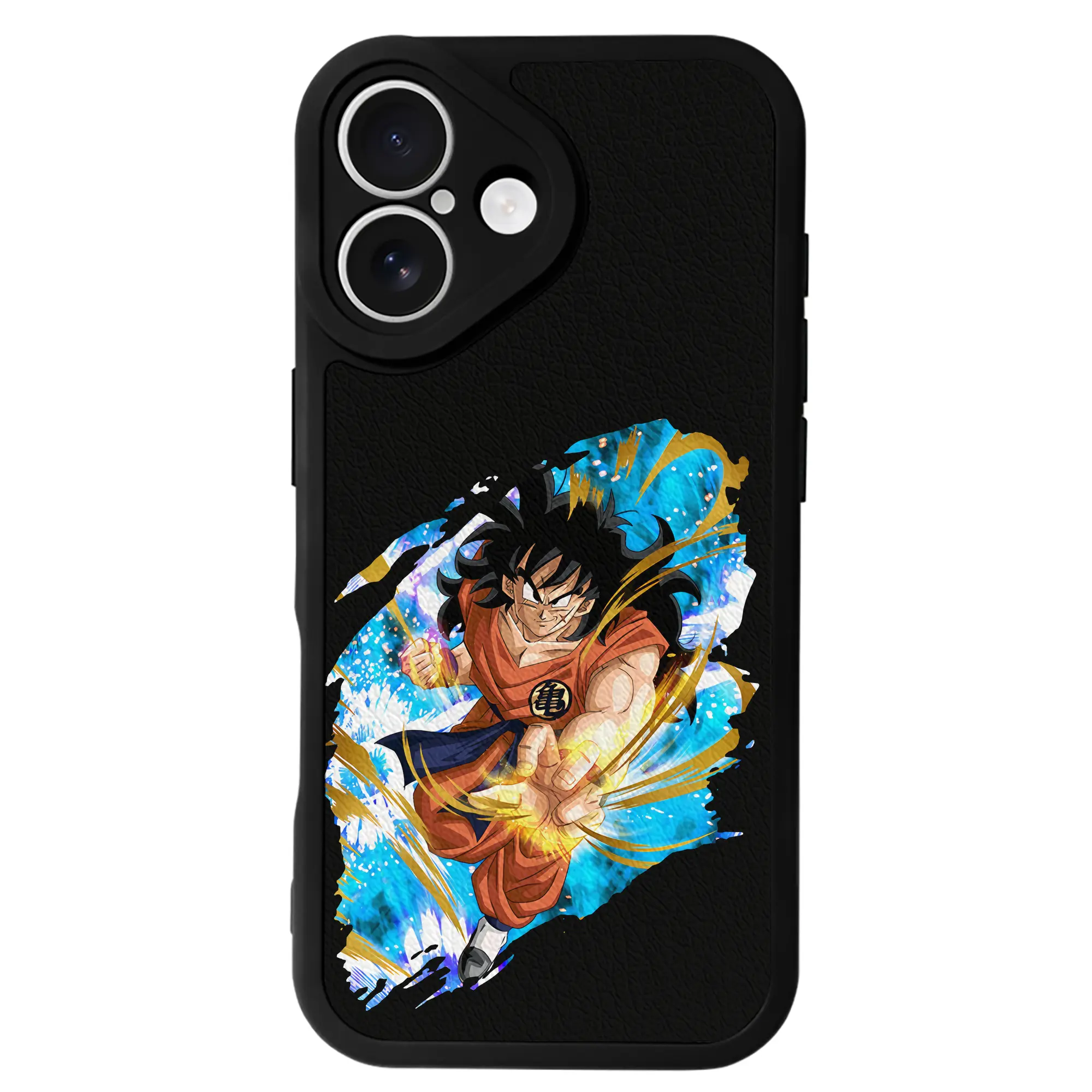 ドラゴンボール グッズ ヤムチャ - IPhone 16シリーズ対応 ・ シリコンスマホケース ・ レザー調 ・ 高精度フィット ・ 耐衝撃 ・ ワイヤレス充電対応 ・ 精密カット